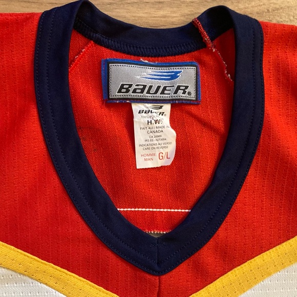 Rare Defunct Louisville Panthers AHL Autograph Team Signed Jersey White Sz L - Picture 3 of 10